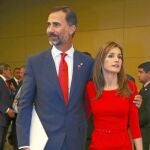 Don Felipe y Doña Letizia en Buenos Aires antes de presentar la candidatura de Madrid 2020