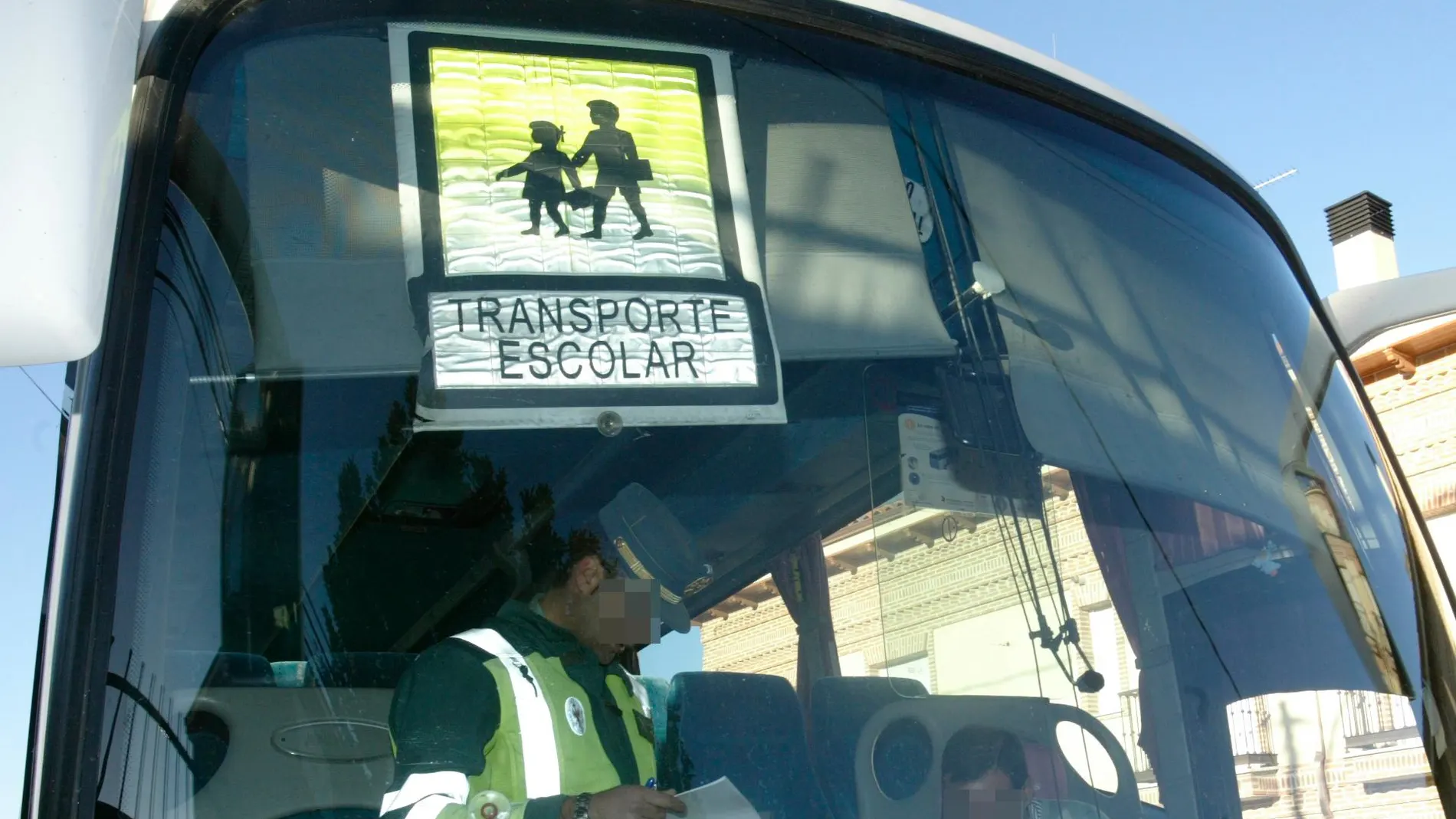 El autobús se dirigía hacía el municipio de Bolaños de Calatrava/foto: Rubén Mondelo