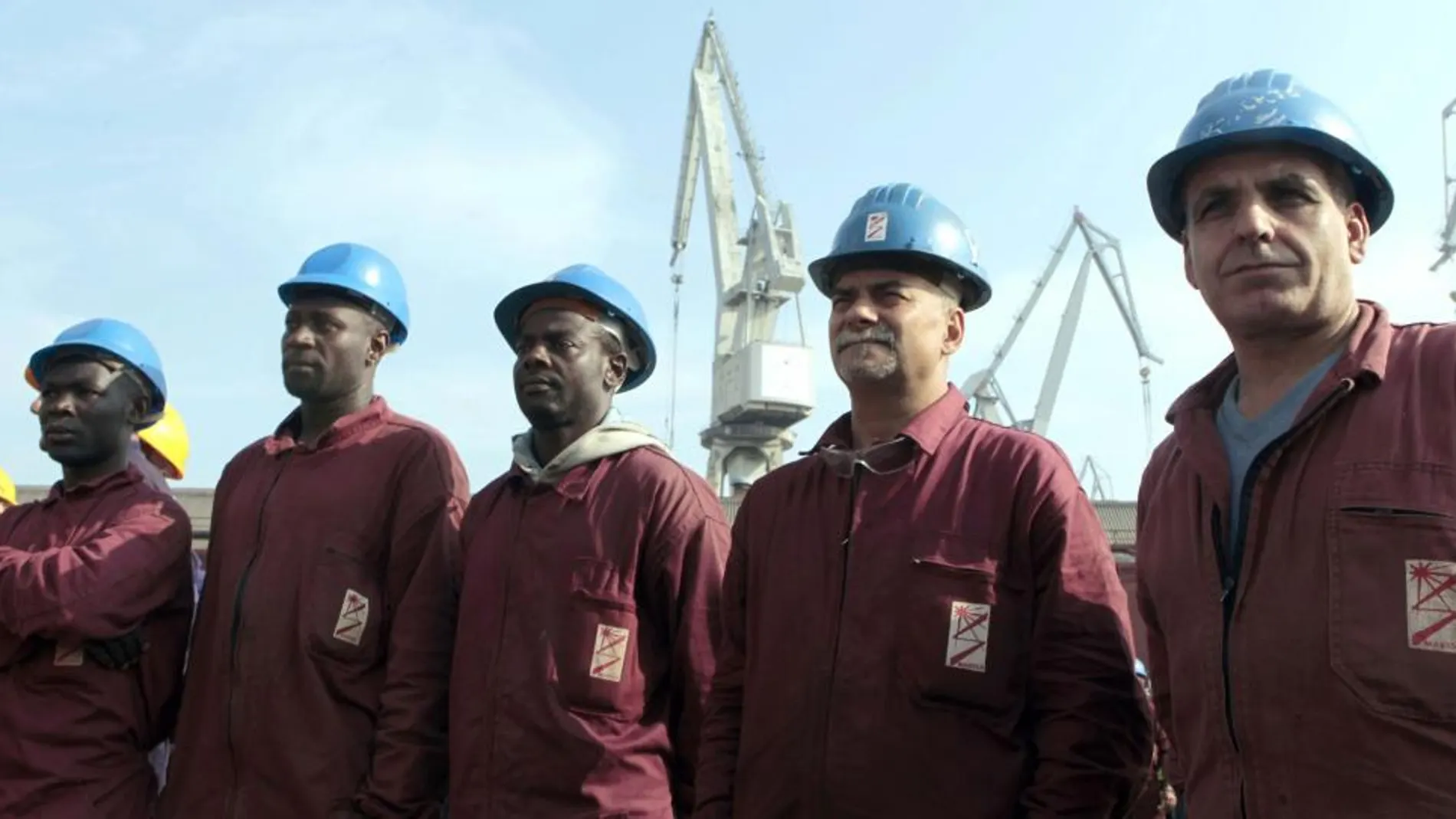 Trabajadores de La Naval de Sestao