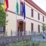 Sede de la Diputación de Sevilla, donde ayer entraron también los agentes de la UCO