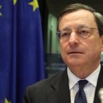 El presidente del Banco Central Europeo,Mario Draghi, hoy lunes 17 de Diciembre, 2012.