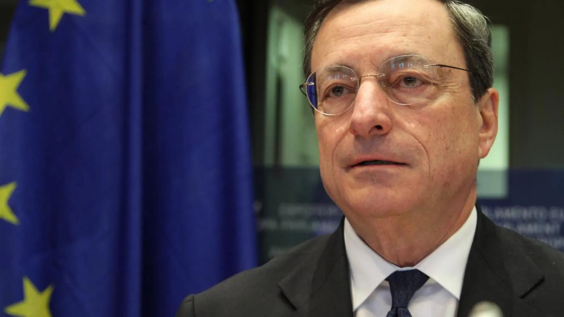 El presidente del Banco Central Europeo,Mario Draghi, hoy lunes 17 de Diciembre, 2012.