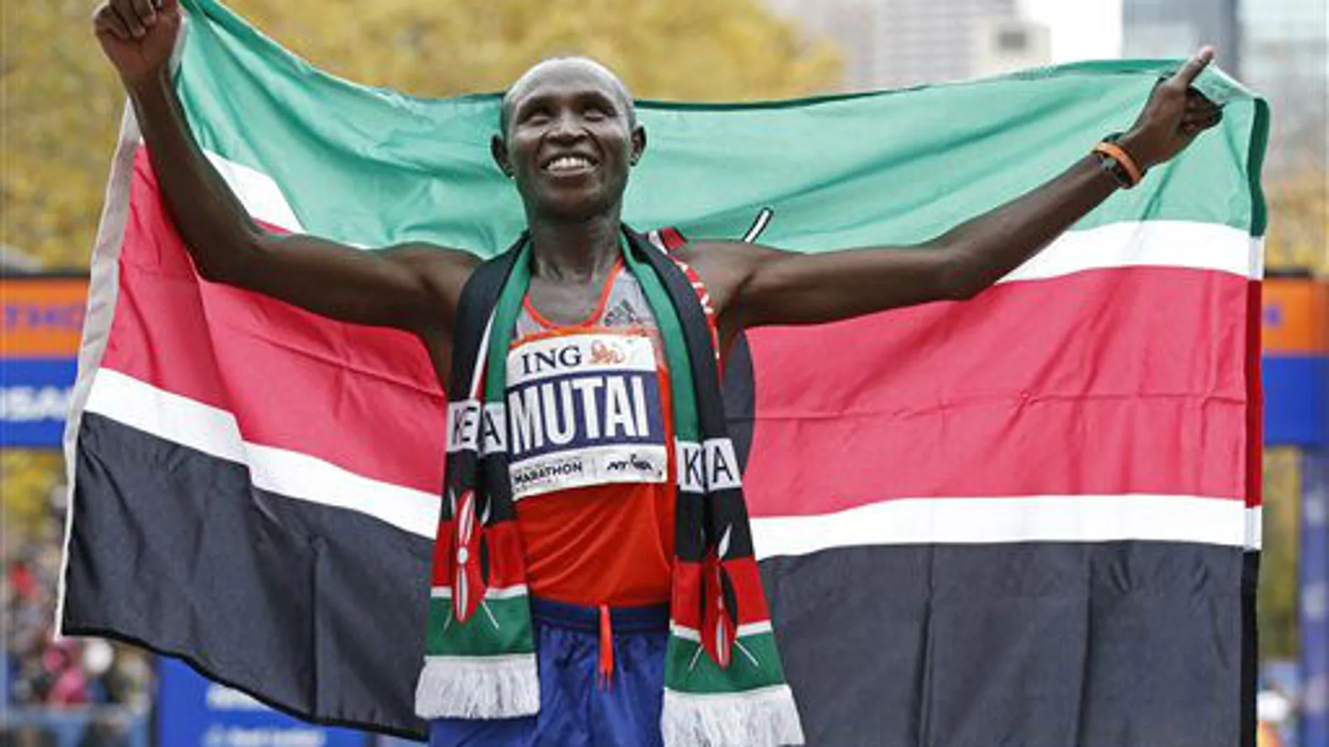 Maratón de Nueva York: el keniano Mutai, ganador en 2011, repite título