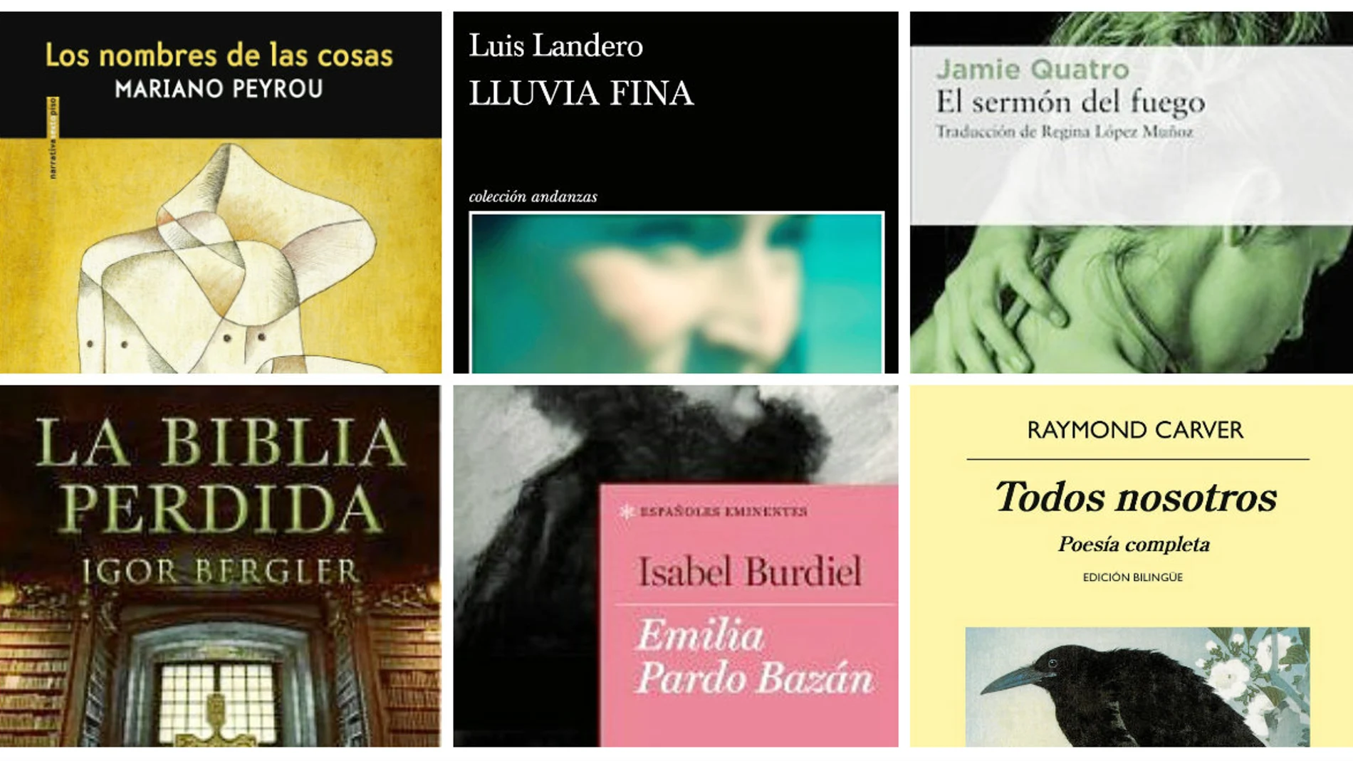 No te pierdas los libros de la semana