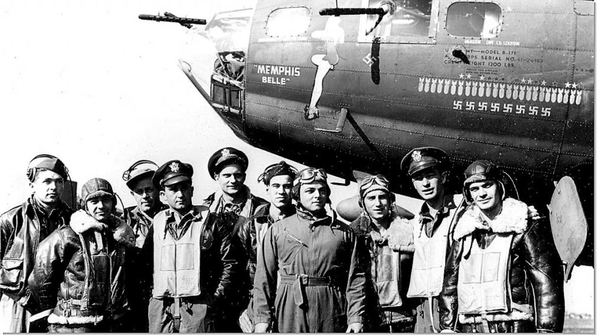 Fotograma del documental de William Wyler «The Memphis Belle: A Story of a Flying Fortress» (1944)