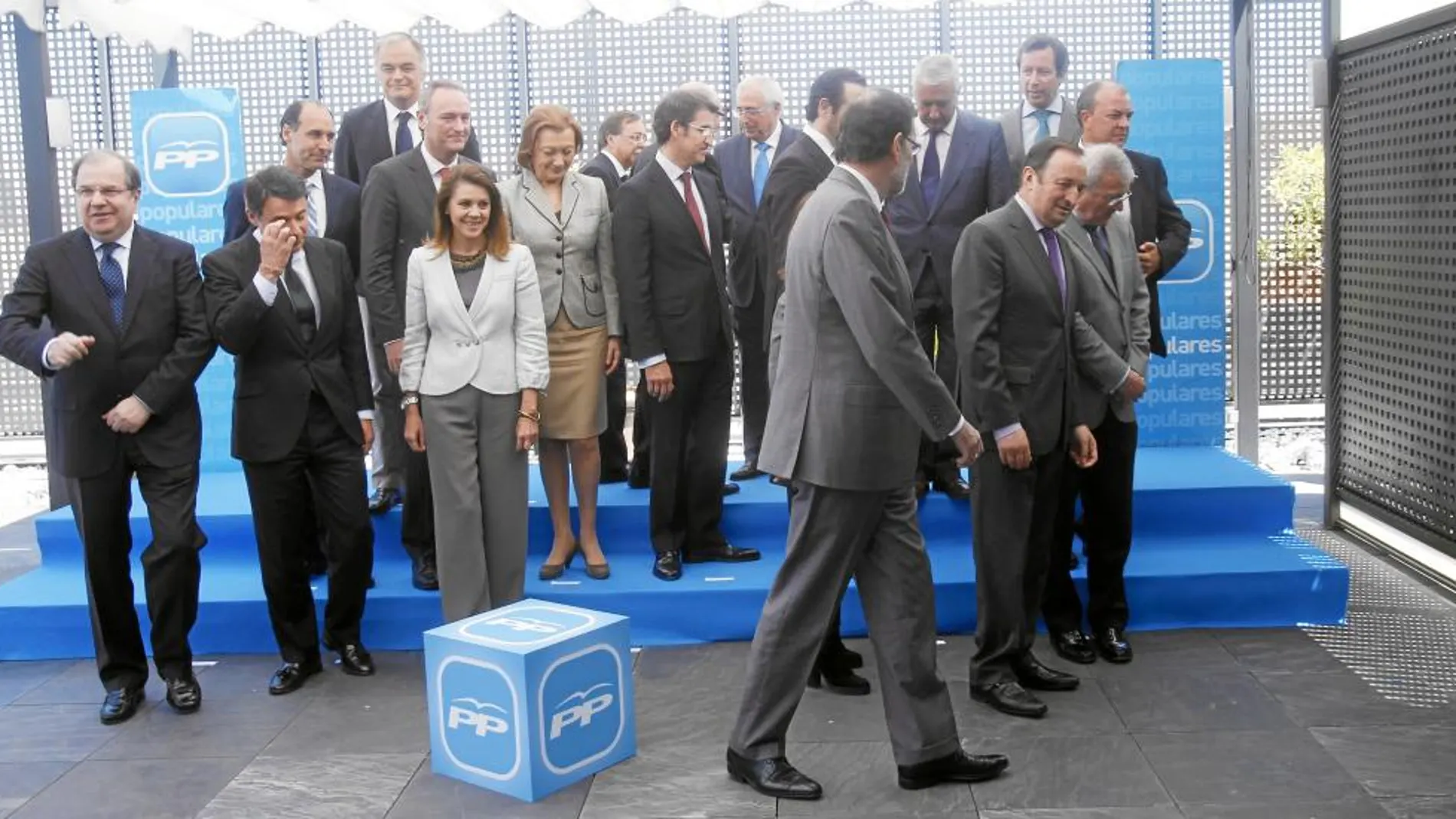 Rajoy y los presidentes autonómicos en la reunión del pasado mes de mayo