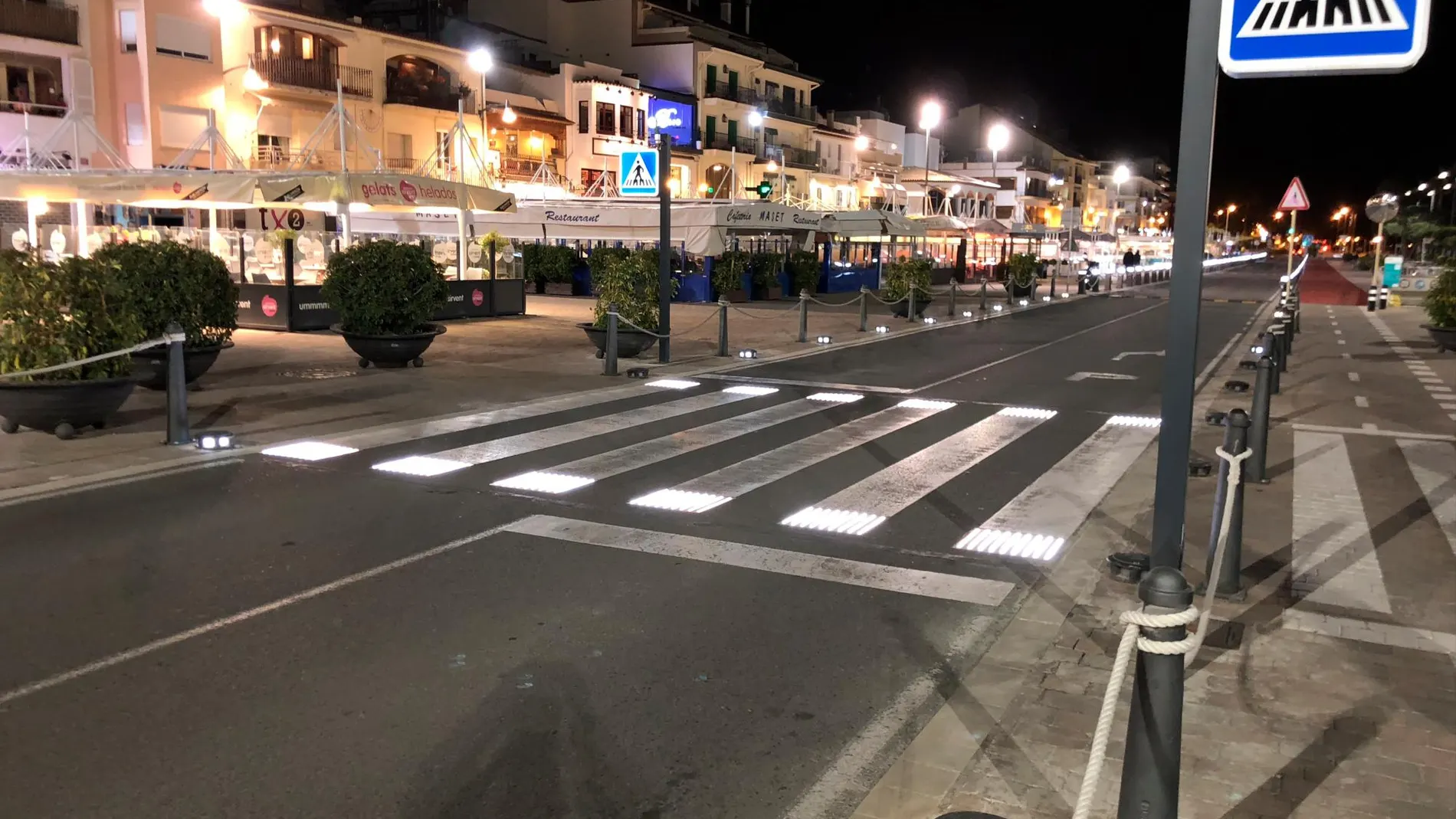 Así serán los primeros pasos de peatones inteligentes en Valencia