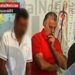 Luis Bárcenas junto a otros compañeros de prisión