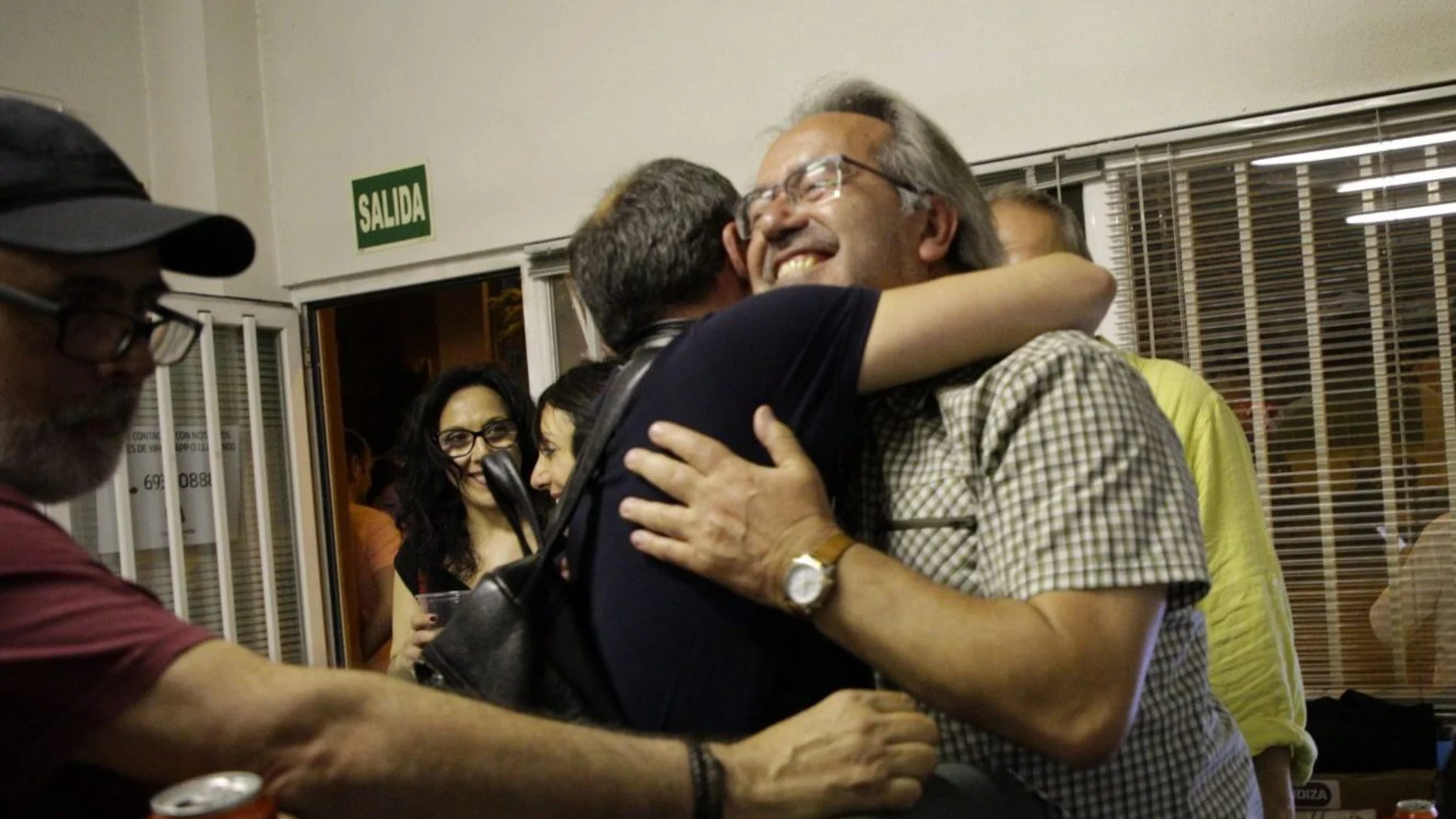 Francisco Guarido celebrando el triunfo/Ical