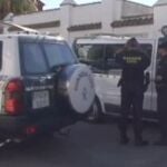 Efectivos de la Guardia Civil durante la operación de detención