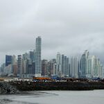 El «skyline» de Ciudad de Panamá, donde figuraban varias de las sociedades mencionadas en los "papeles de Panamá"