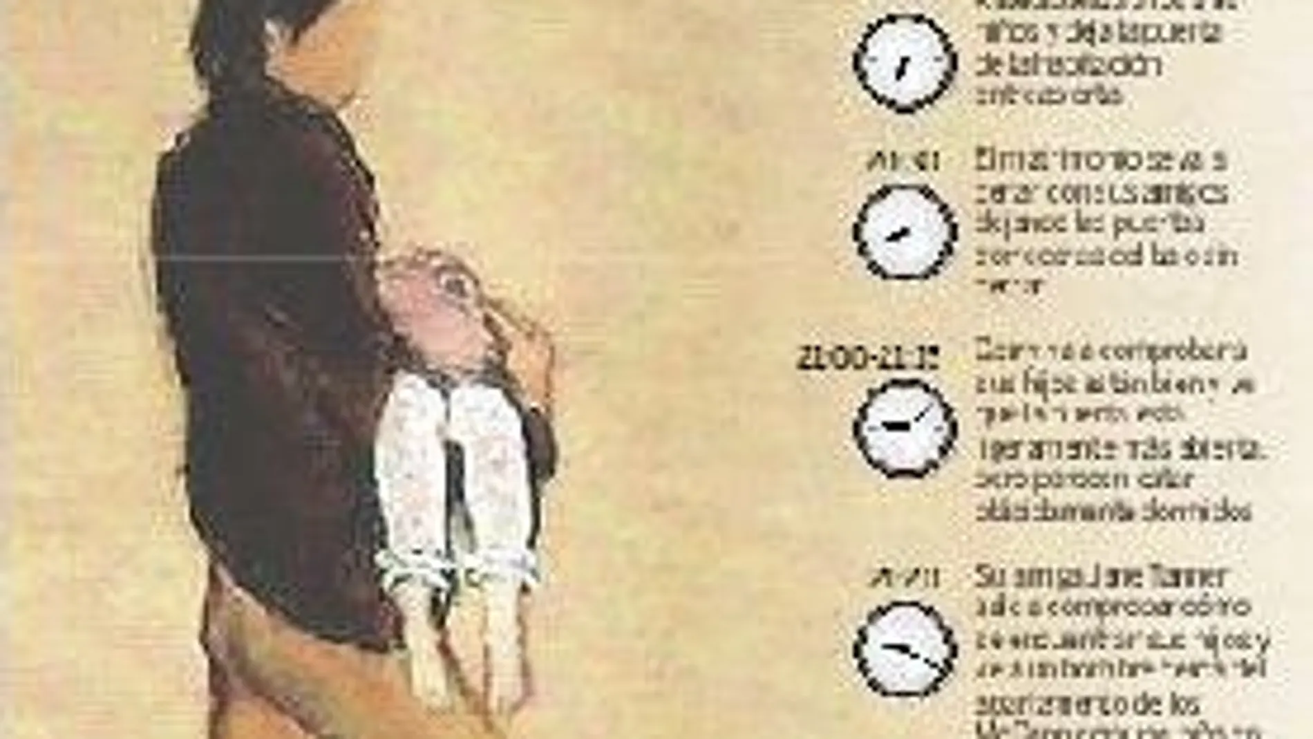 Un hombre con una niña en brazos fue el primer sospechoso, que más tarde se descartó