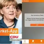  La campaña electoral alemana se suma a las nuevas tecnologías con la Merkel-App