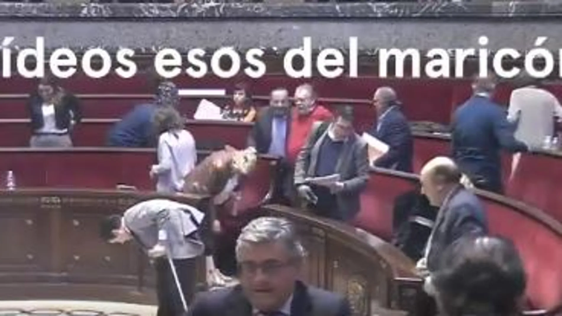 Un fragmento del vídeo subtitulado y difundido por el PSPV