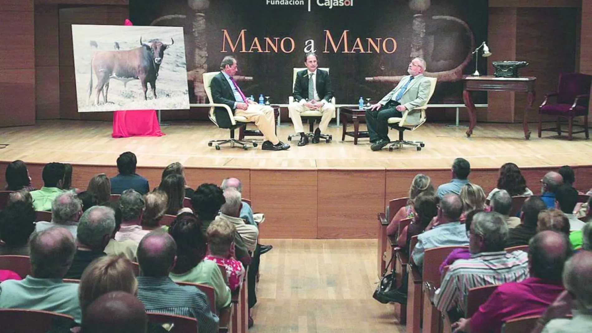 Antonio Miura, José Enrique Moreno y Fernando Savater