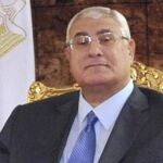 El nuevo presidente egipcio, ayer, antes de reunirse con el Rey de Jordania