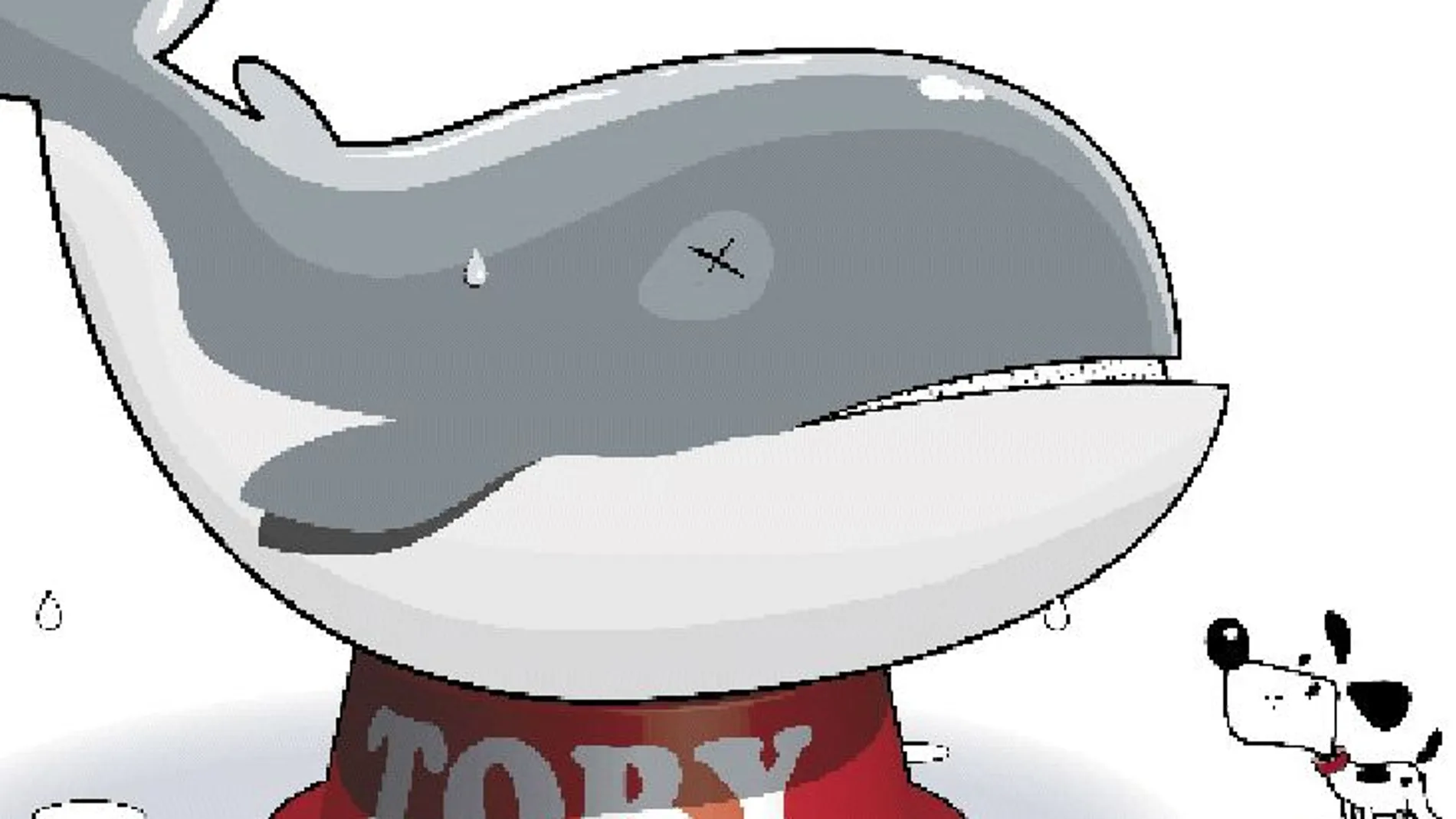 Ballenas en extinción, en comida para perros