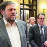 Mas tramita la ley para su consulta independentista con el PSC