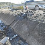Punto de la carretera en el que se produjo el trágico siniestro