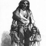 Dibujo de la época alusivo a la gran hambruna irlandesa