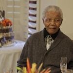 Nelson mandela el día de su 94 cumpleaños