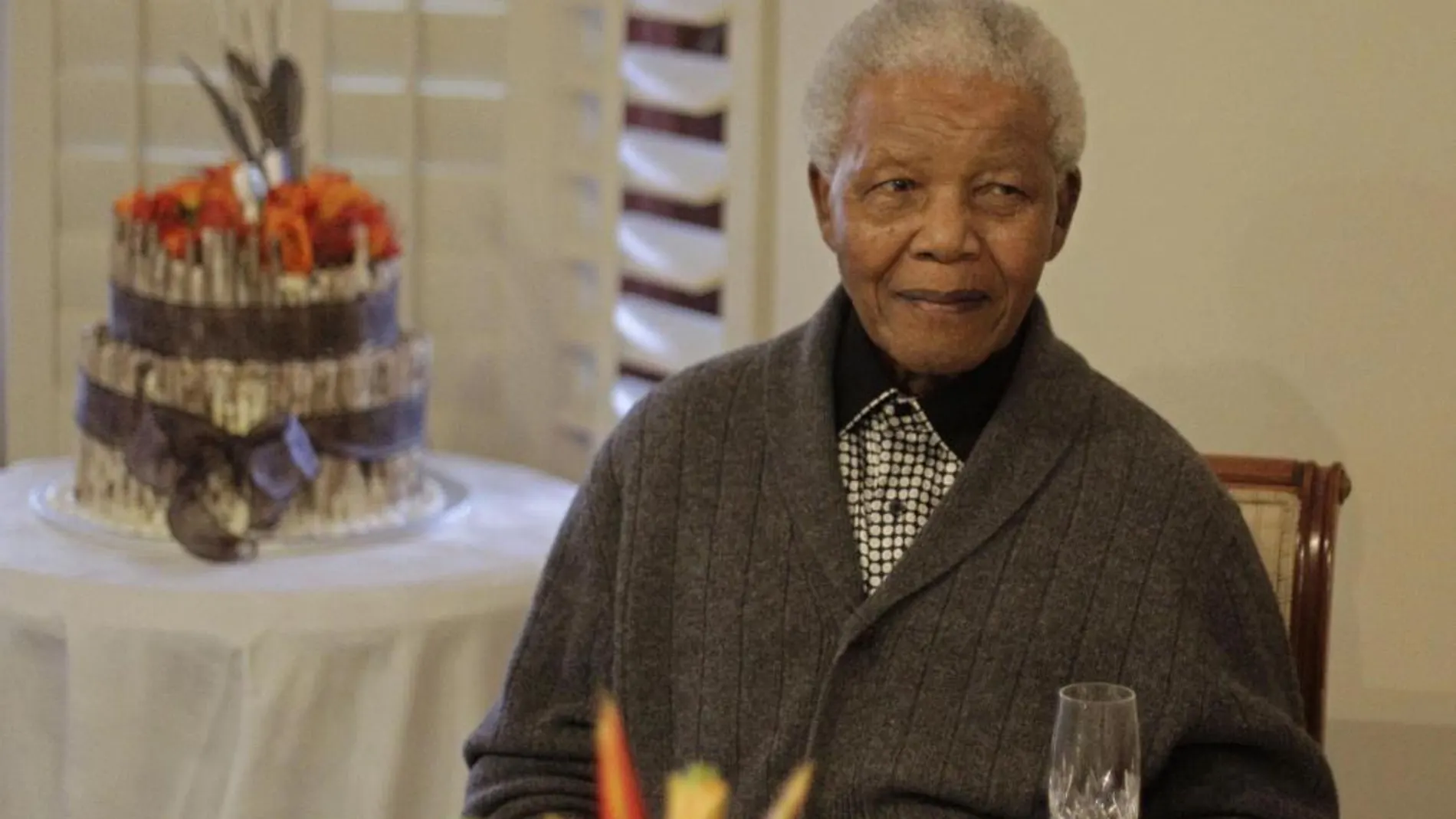 Nelson mandela el día de su 94 cumpleaños