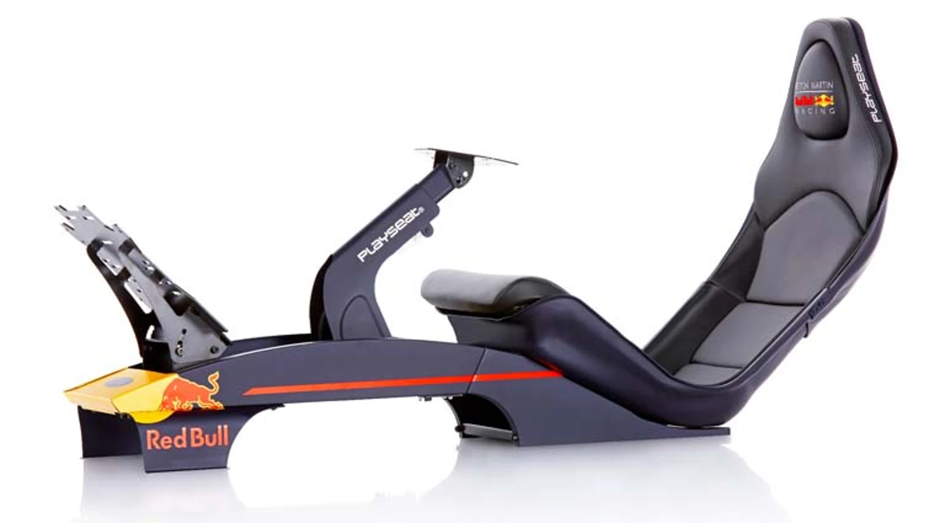 El asiento F1 Red Bull Racing de Playseat tiene un precio de 998€ y es compatible con todos los pedales y volantes.