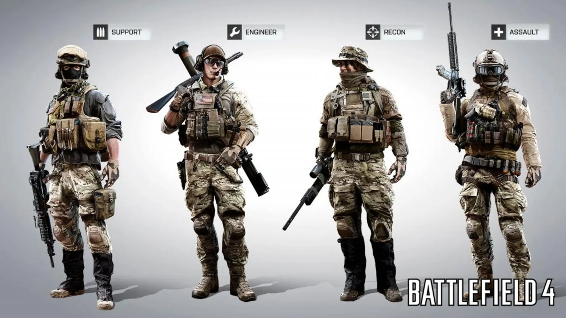 Battlefield 4 presenta sus clases para el modo multijugador