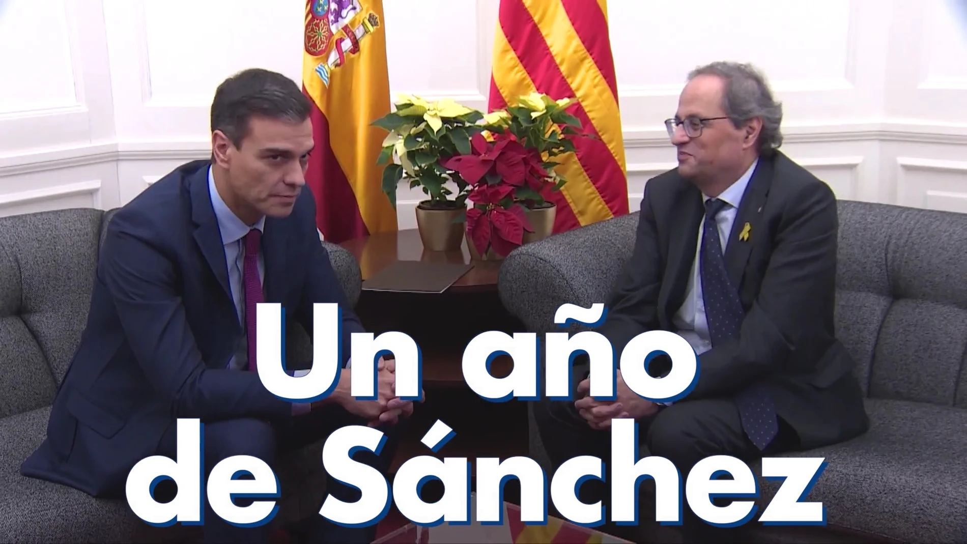 El presidente del Gobierno, Pedro Sánchez, y la ministra de Economía, Nadia Calviño, a su llegada al Círculo de Economía en Sitges