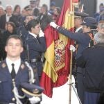 Fidelidad a la bandera de España de 233 soldados del Ejército del Aire en León