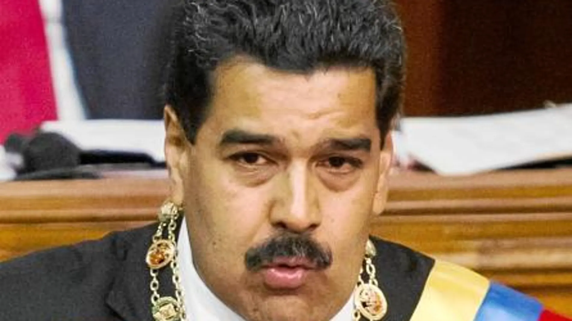 El presidente Nicolás Maduro, en la Asamblea Nacional venezolana