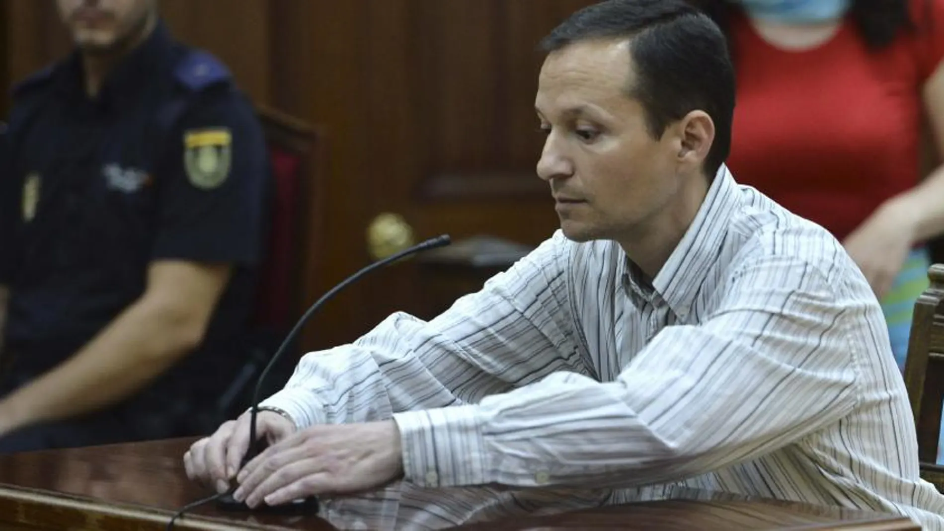 Imagen de José Bretón en la sala de vistas donde es juzgado.