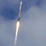 El cohete Atlas V, en el momento del despegue