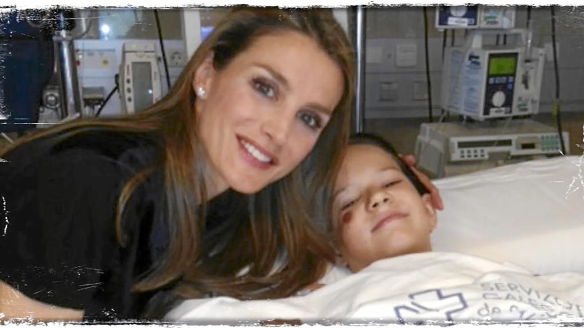 La Princesa Leticia visitó a Lucía en el hospital