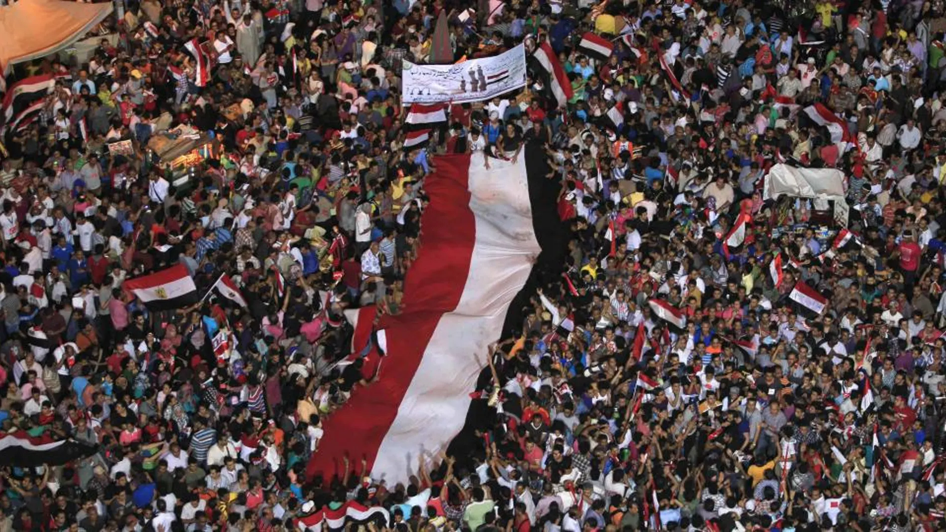 Protestas en la Plaza Tahrir