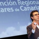 José Manuel Soria durante su intervención en la convención de cargos públicos del PP de Canarias.