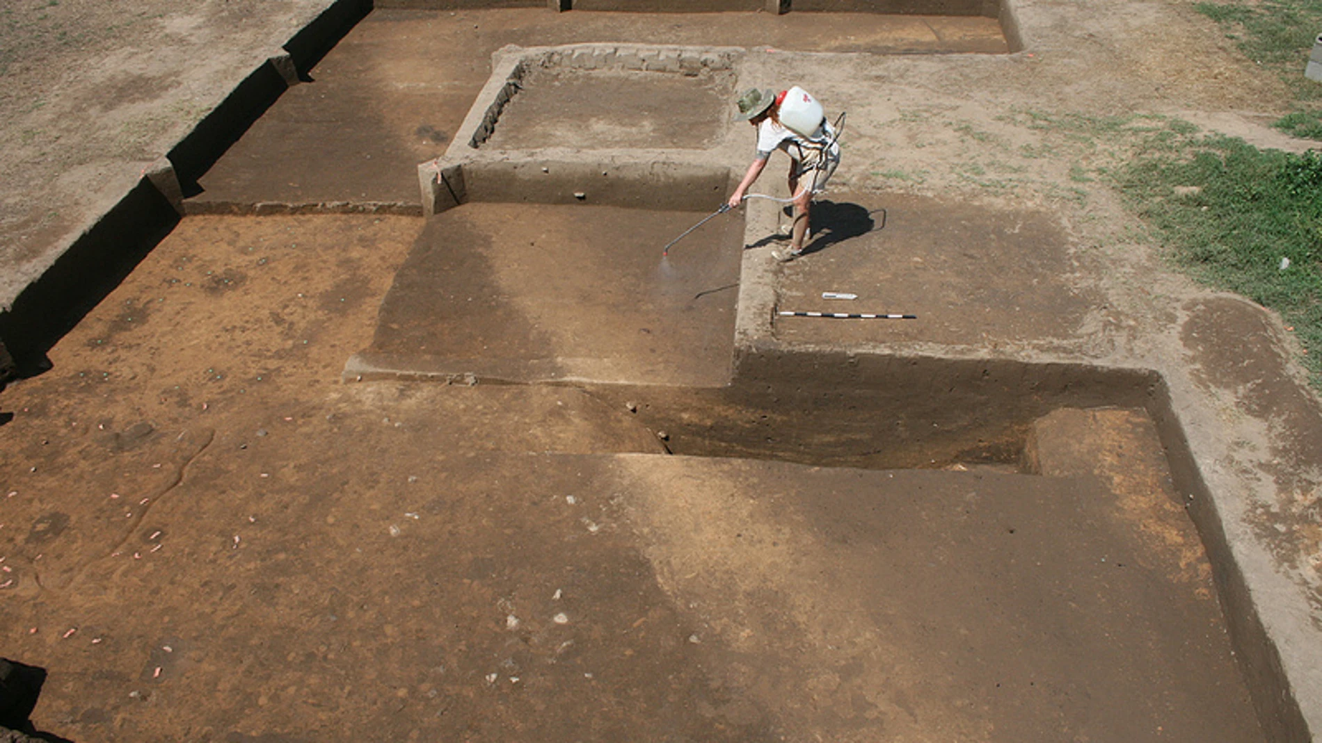 Excavación del Fuerte San Juan, cerca de Morganton (EEUU)