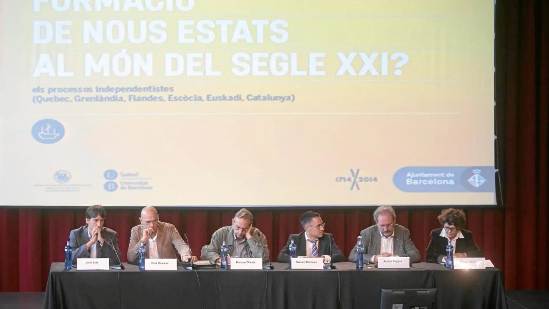 Los eurodiputados de CDC, ICV, ERC y el PSC pusieron de manifiesto que Cataluña no tiene aliados