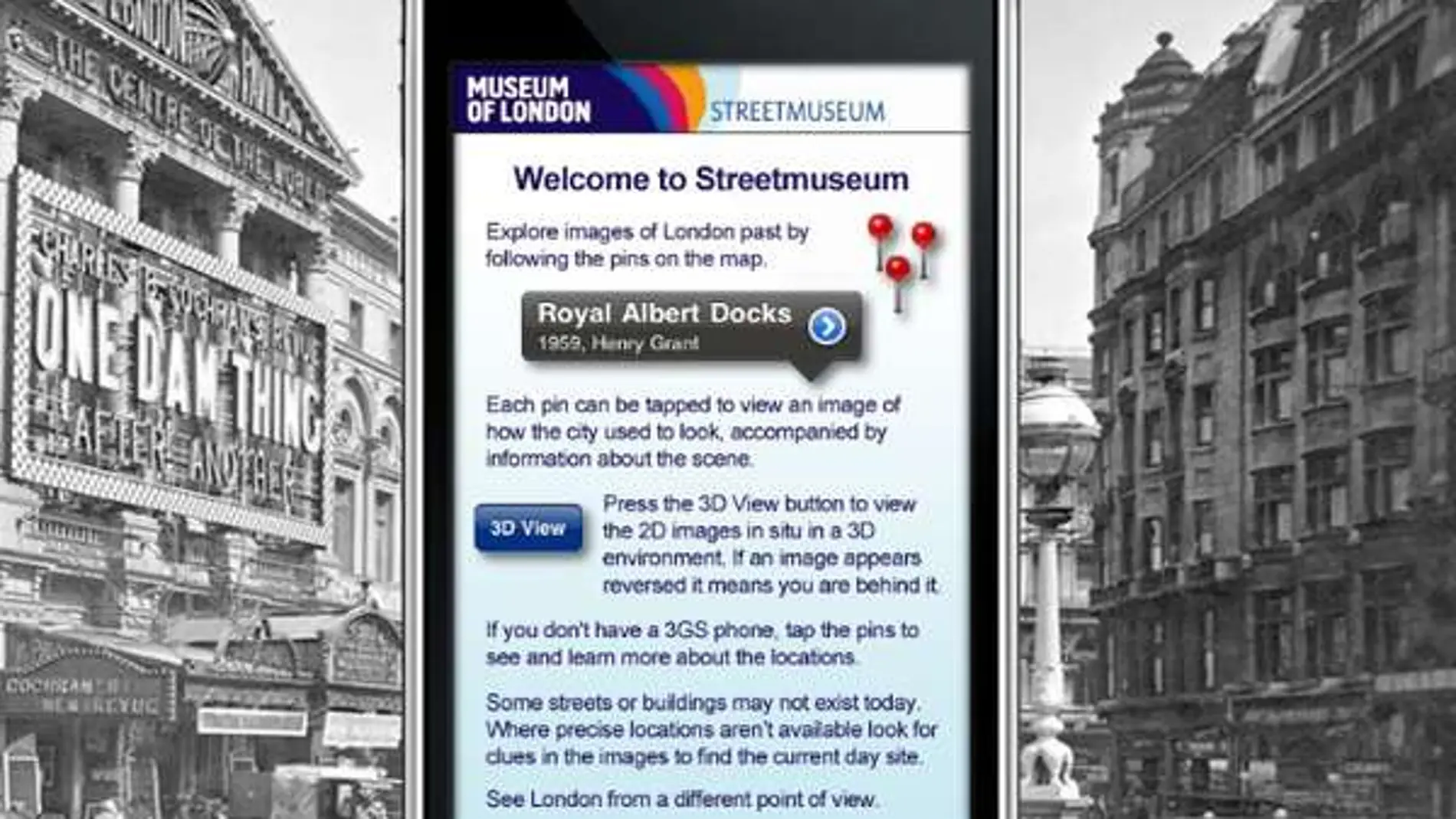 Streetmuseum, una aplicación para viajar en el tiempo a través de Londres