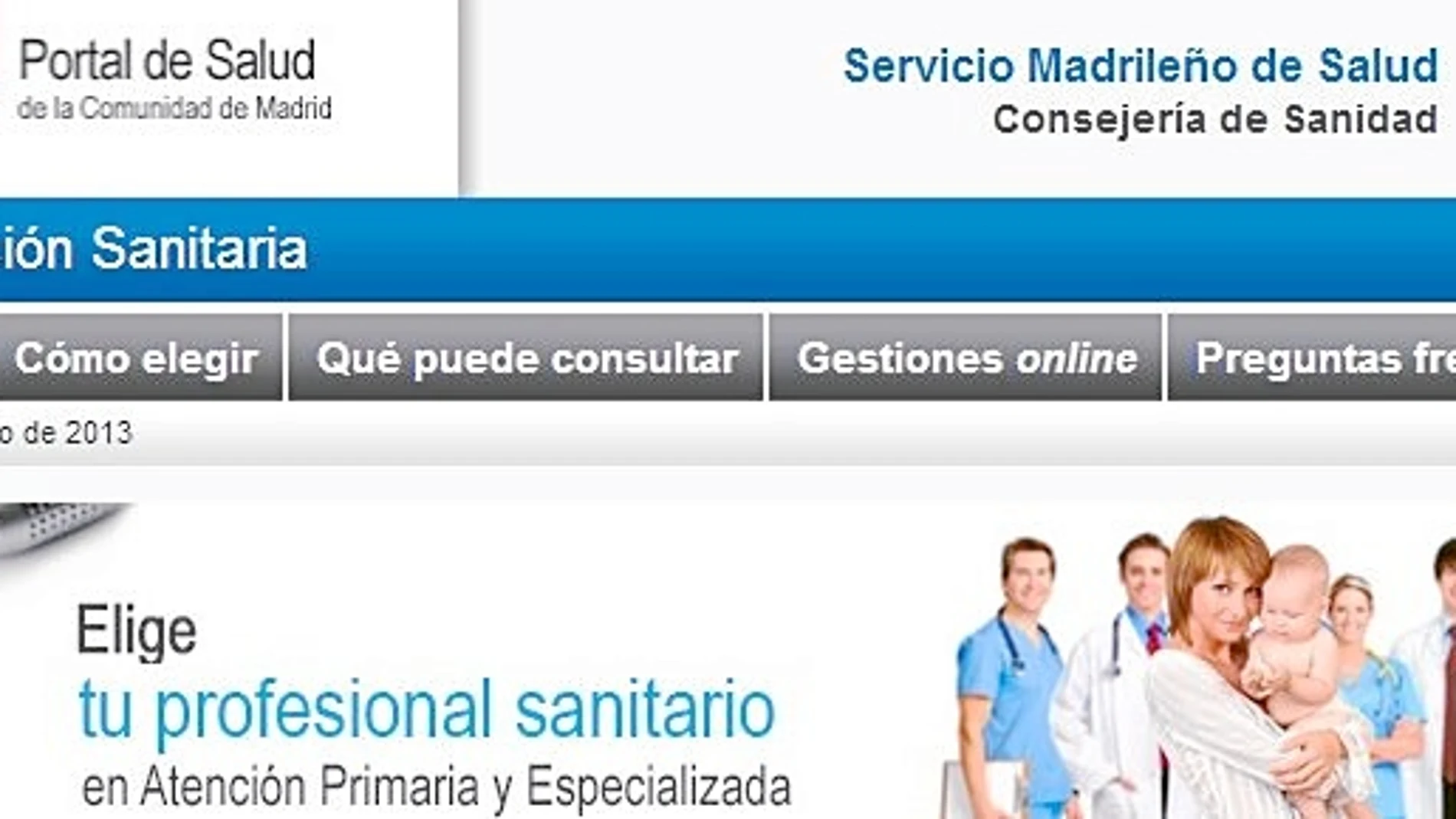 A través de la página web madrid.org/ citasanitaria, los madrileños podrán elegir a su médico