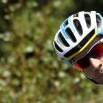 El ciclista italiano del Equipo Astana y líder de la clasificación general, Vincenzo Nibali