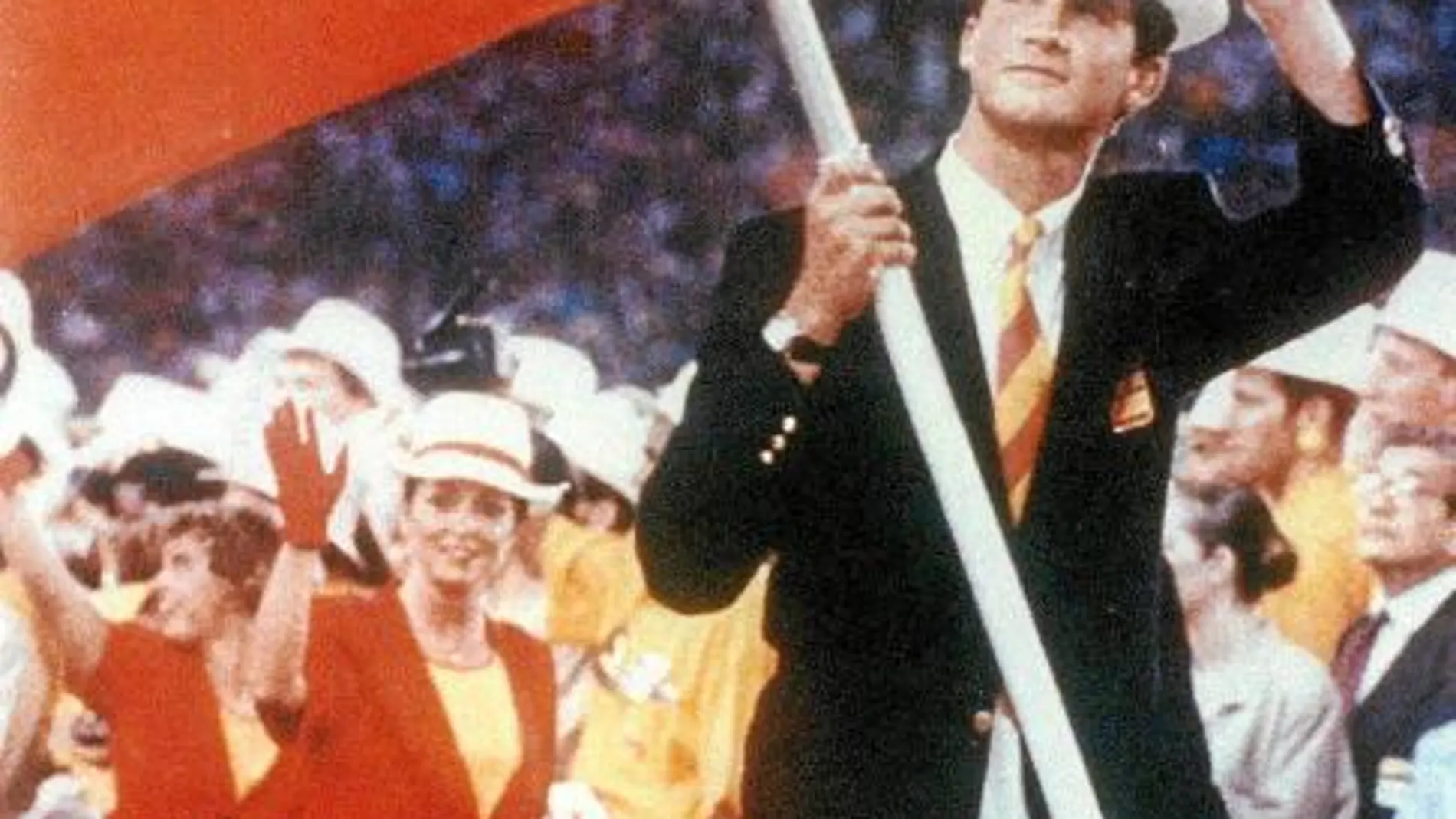 Don Felipe fue el abanderado del equipo olímpico español en Barcelona 92