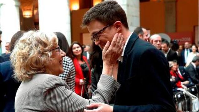 Carmena y Errejón en una imagen de achivo / Efe