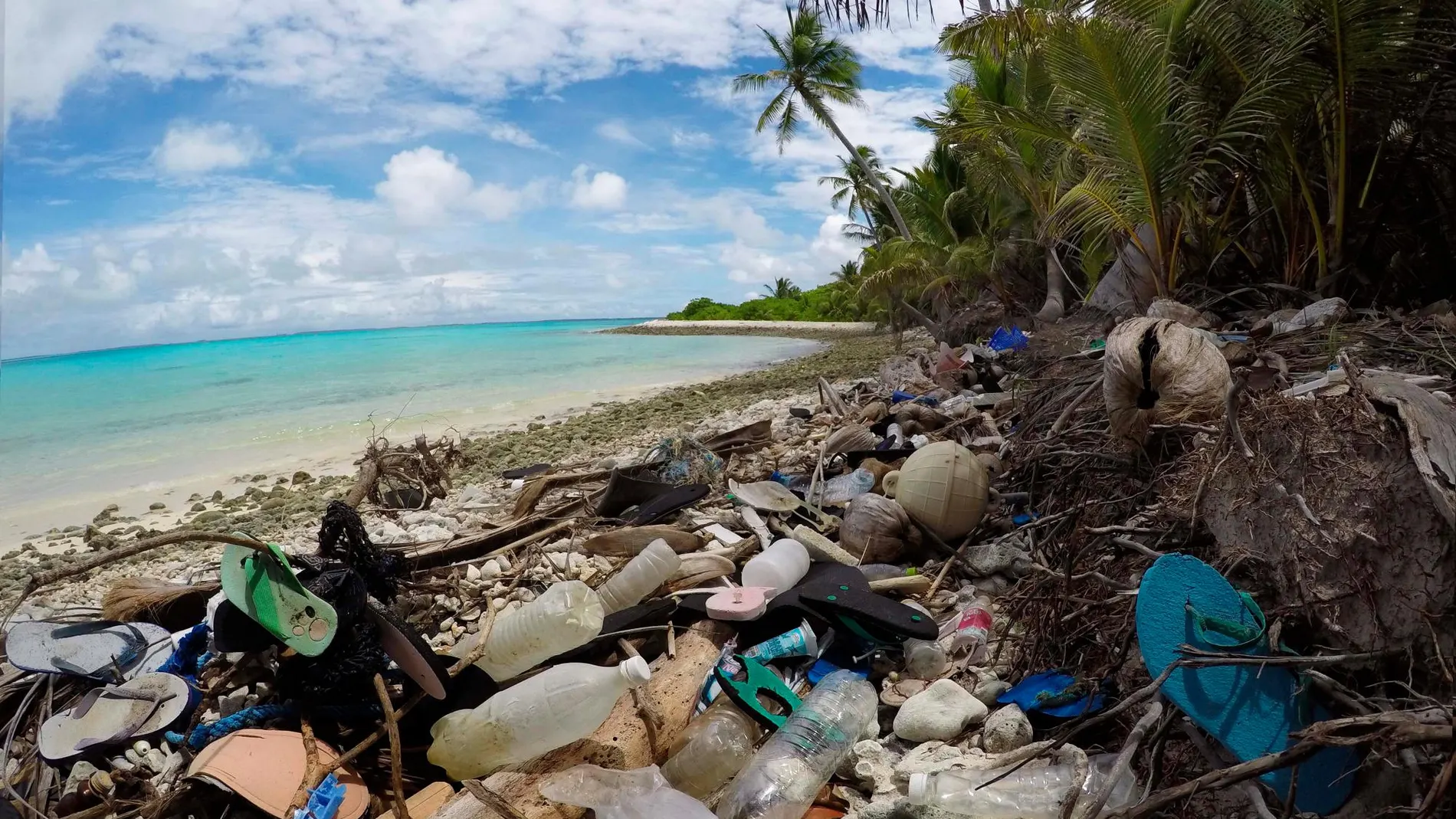 Las islas remotas australianas albergan 414 millones de residuos de plástico