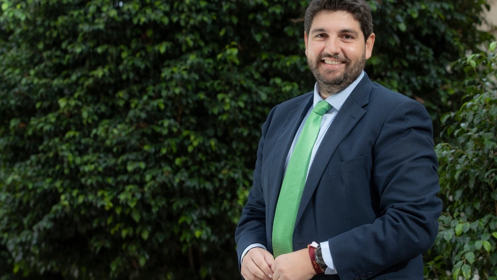 El candidato del PP de la Región, Fernando López Miras