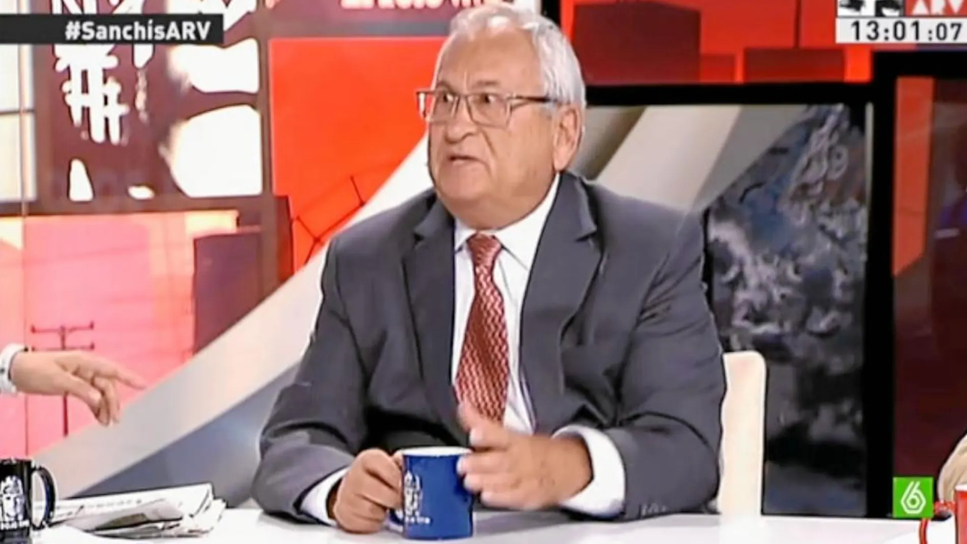 El ex tesorero de AP Ángel Sanchís intervino ayer en «Al Rojo Vivo»