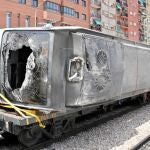Imagen del metro accidentado el 3 de julio del año 2006 en el que fallecieron 43 personas