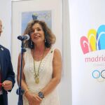 El presidente de la candidatura, Alejandro Blanco, y la alcaldesa de la capital, Ana Botella