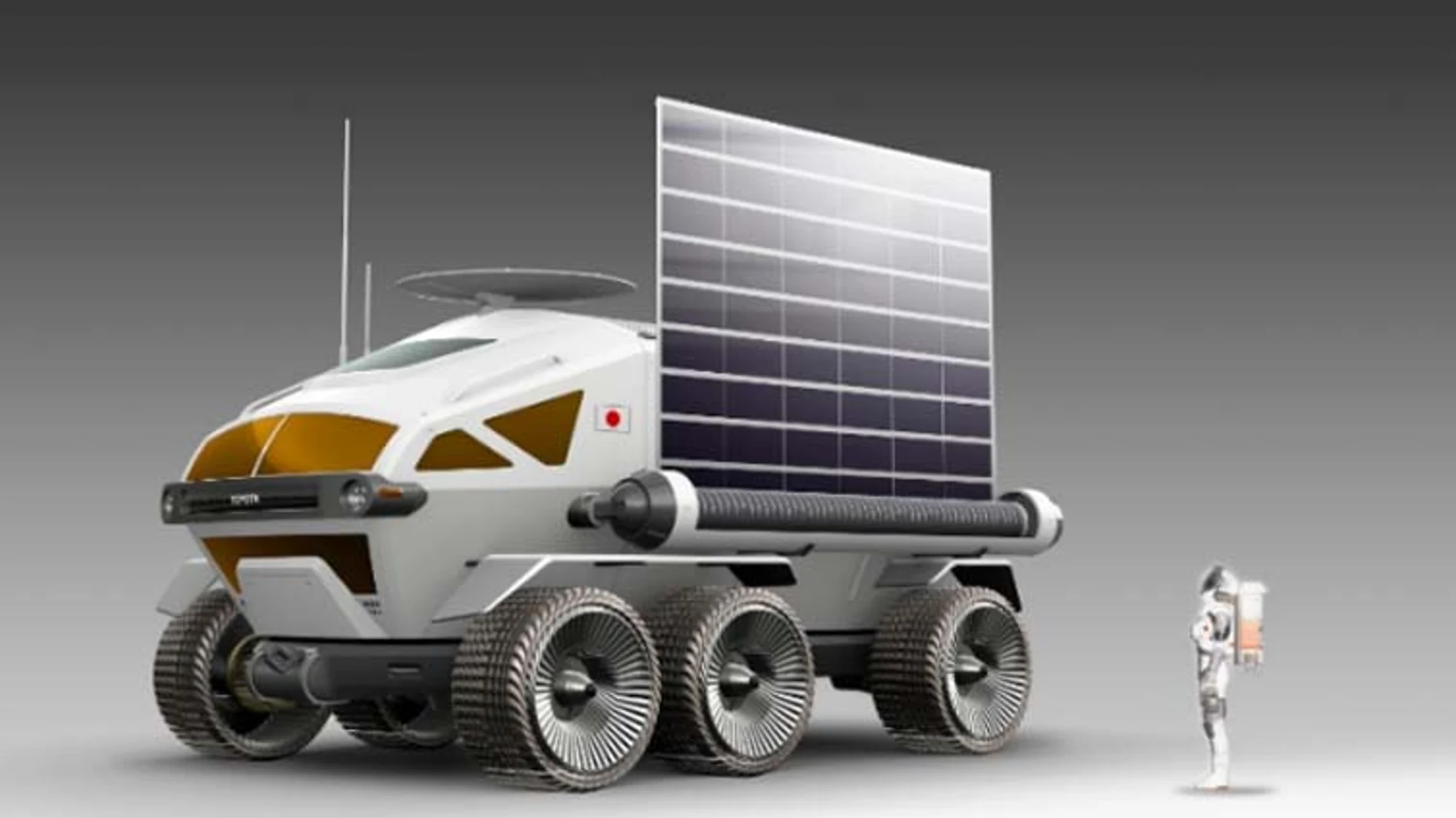 El prototipo de vehículo espacial desarrollado por Toyota calzará ruedas Bridgestone.