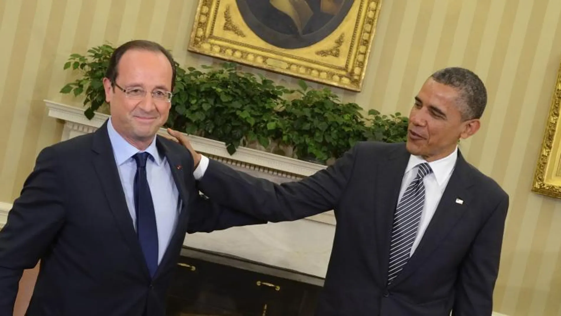 Imagen de archivo de Hollande y Obama